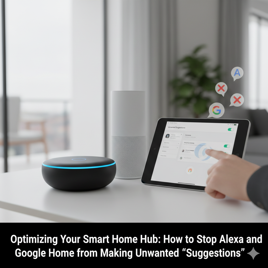 Optimizing Your Smart Home Hub: How to Stop Alexa and Google Home from Making Unwanted "Suggestions"