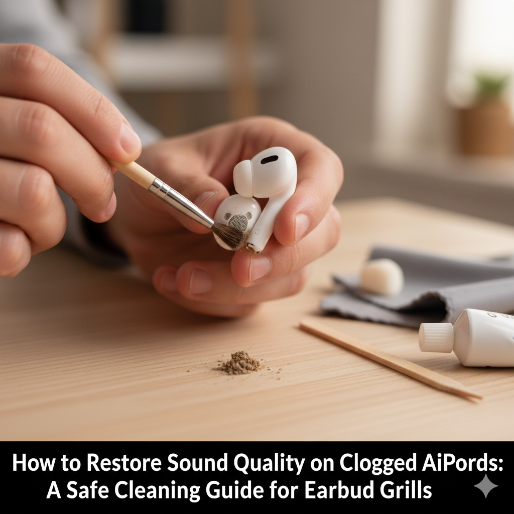 How to Restore Sound Quality on Clogged AirPods: A Safe Cleaning Guide for Earbud Grills