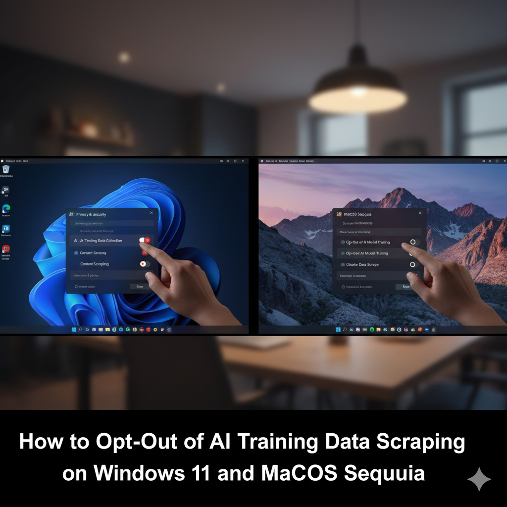 How to Opt-Out of AI Training Data Scraping on Windows 11 and MacOS Sequoia