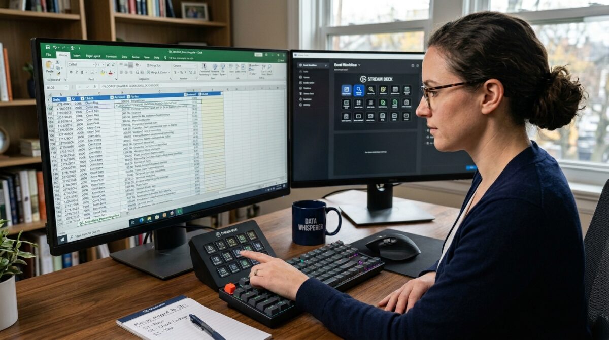Mapping Complex Excel Macro Workflows to a Stream Deck for Faster Data Entry