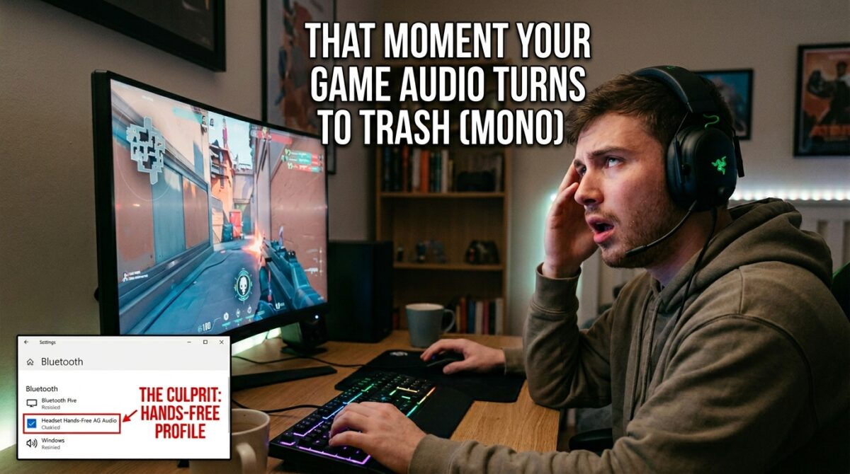 How to Stop Windows Bluetooth from Auto-Switching to Hands-Free Telephony Mode During Gameplay
