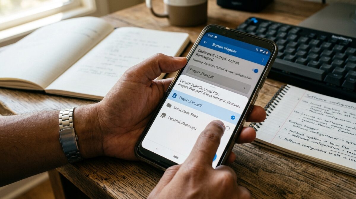 How to Remap a Dedicated Voice Assistant Hardware Button to Launch Specific Local Files
