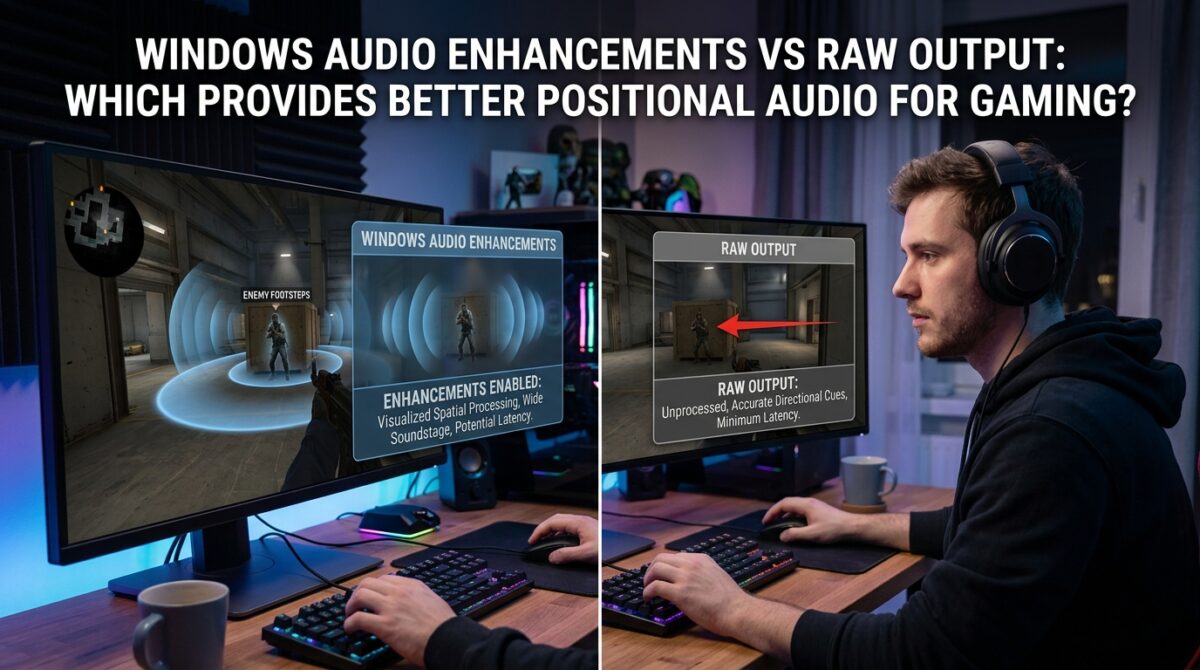 Windows Audio Enhancements vs Raw Output: Which Provides Better Positional Audio for Gaming