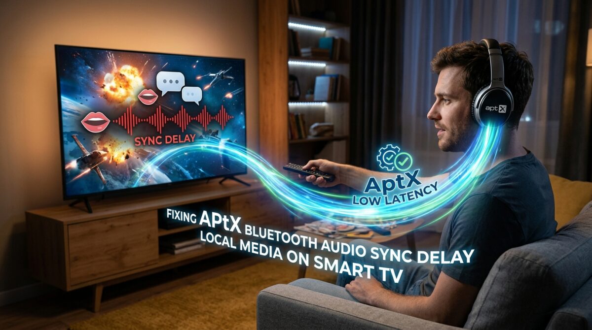 Fixing AptX Bluetooth Audio Sync Delay When Watching Local Media on Smart TVs
