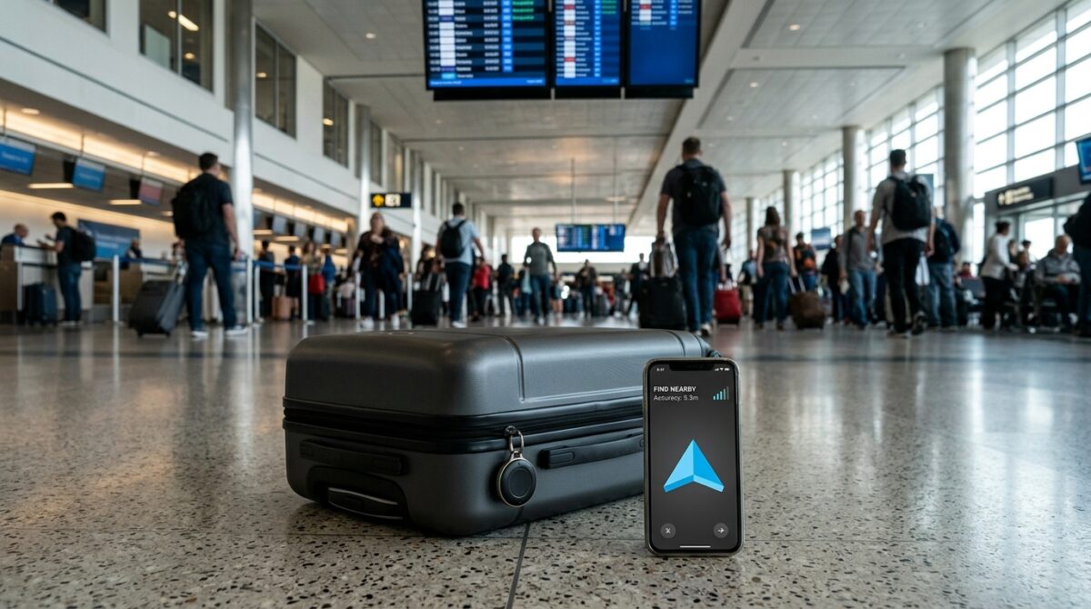 Smart Luggage Trackers: Ultra-Wideband (UWB) vs Standard Bluetooth Accuracy in Dense Airport Terminals