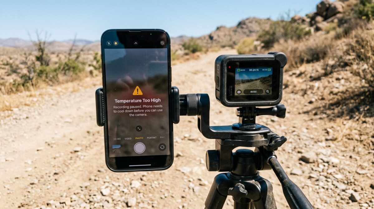 Dedicated Action Cameras vs Flagship Smartphones: Thermal Shutoff Limits During Continuous 4K Recording