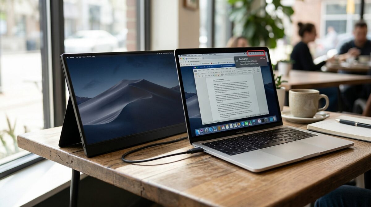 Portable External Monitors: How Drawing Power Directly from a Laptop Affects Overall Battery Drain Speed