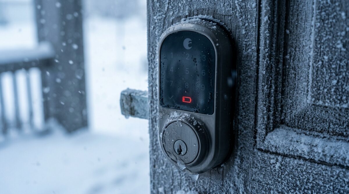 Smart Lock Motor Strain: How Extreme Cold Weather Affects Deadbolt Battery Life and Actuation Speed