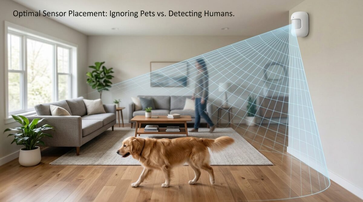 How to Position Smart Home Motion Sensors to Ignore Large Pets Without Compromising Security Triggers