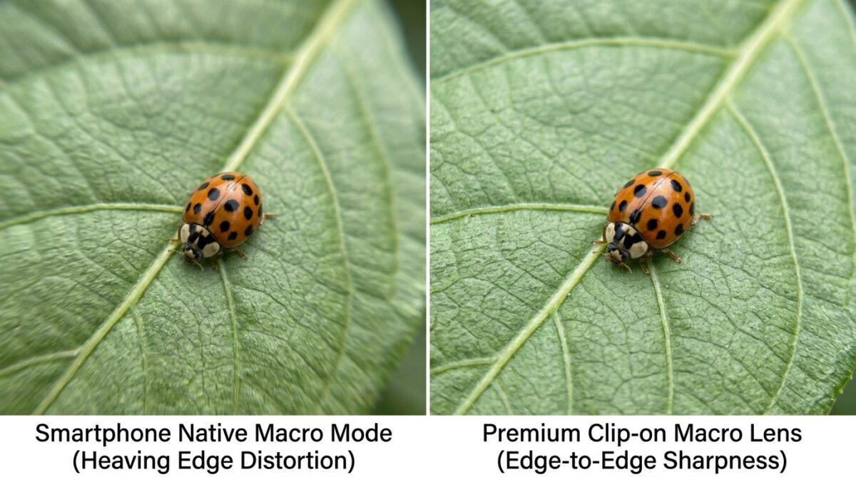Smartphone Macro Lenses vs Dedicated Clip-on Attachments: Edge Distortion and Focal Length Realities