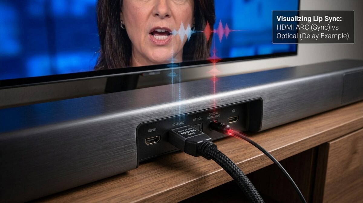 HDMI ARC vs Optical Audio Cables: Real-World Lip Sync Latency Differences in Soundbar Setups
