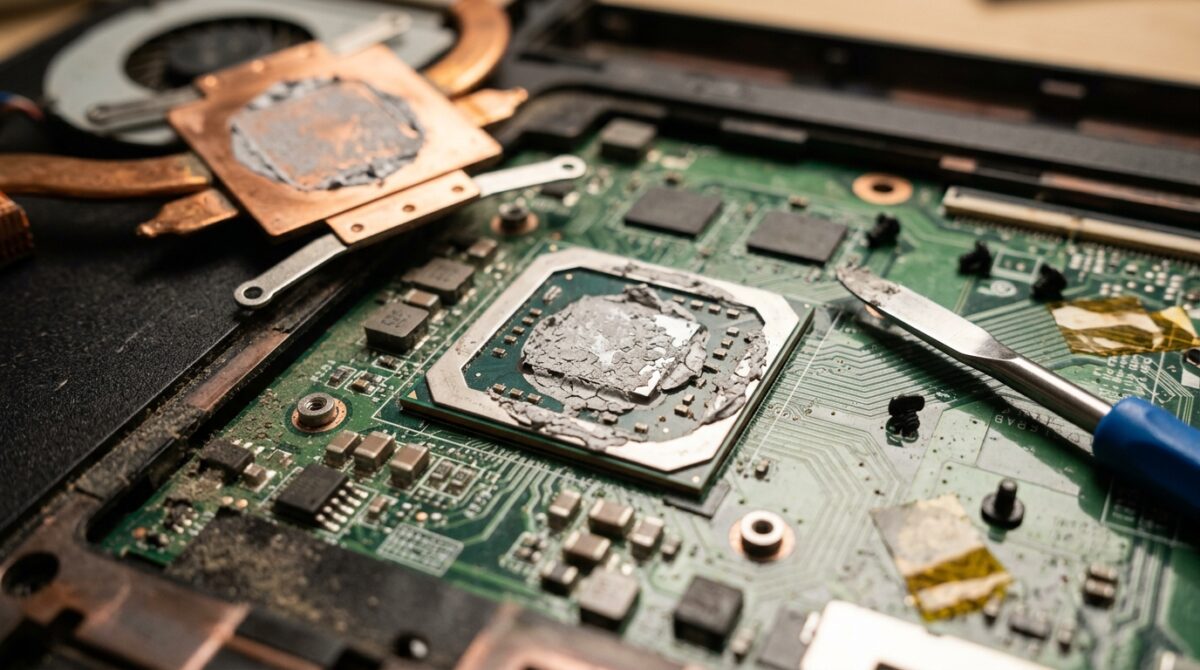 Thermal Paste Degradation in Old Laptops: When to Repaste vs When to Rely on Software Undervolting