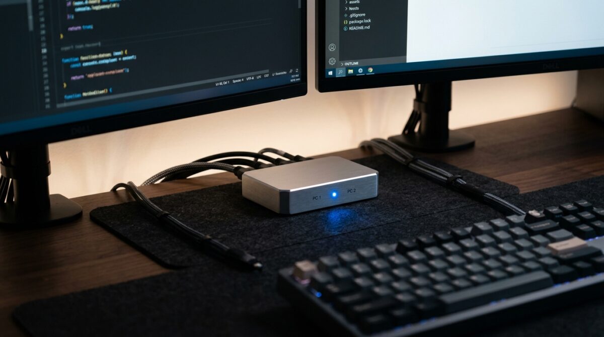 Dedicated Hardware KVM Switch vs Software USB Switching for Zero-Latency Dual-Host Workstations